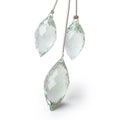 16-20mm Prasiolite Faceted Marquise Set of 3 Focal Beads