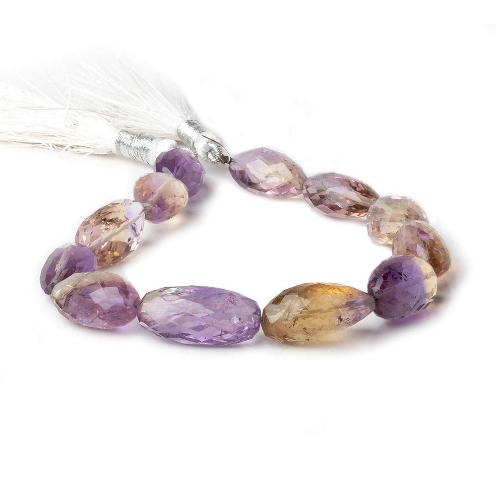 16.5x10-20x10mm Ametrine Faceted Nugget Beads 8.5 Inch 12 pieces A