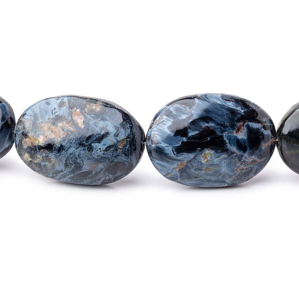 16x10-21x15mm Pietersite plain oval beads 16 inch 23 pieces AAA