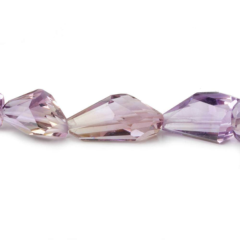 16x11-20x11.5mm Ametrine Faceted Nugget Beads 16 inch 23 pieces AAA