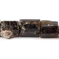 16-20mm Chocolate Tourmaline Straight Drill Natural Crystal 9 beads