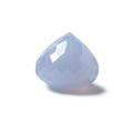 16x19mm Turkish Chalcedony Faceted Candy Kiss Focal Bead 1 piece