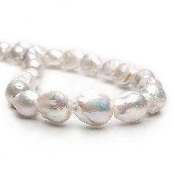 18-21mm Off White Ultra Baroque Freshwater Pearls 16 inch 20 pieces