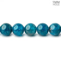 8mm Neon Apatite Plain Rounds 15.5 inch 51 beads A