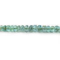 3-5mm Zambian Emerald Faceted Rondelle Beads 16 inch 196 pieces A