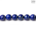 6mm Lapis Lazuli Plain Round Beads 16 inch 68 pieces 1 mm Hole