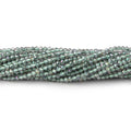 2mm Mystic Green Topaz micro faceted rondelle beads 13 inch 180 pieces