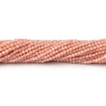 1.8mm Rhodochrosite Micro Faceted Round Beads 12.5mm 192 pieces