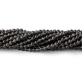 3mm Dark Platinum Grey Moonstone Micro Faceted round beads 13 inch 120 pieces A