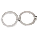 19mm Sterling Silver plated Copper Hammered Circle Bead 3 pieces*DISCONTINUED*