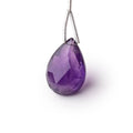 19x12-20x14mm Amethyst Faceted Pear 1 Focal Bead