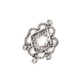 19x13mm Sterling Silver Scroll - Spacer Chandelier Set of 2