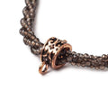 19x6mm Copper Bail with Cross Pattern Set of 4