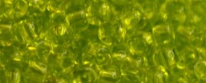TOHO TR-08-4   8/0 Transparent Lime Green Seed Beads, 5 or 10 Grams