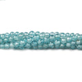 2.5-4mm Blue Zircon micro faceted round 16 inch 146 beads AA