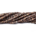2-3.5mm Rose & Chocolate Diamond crystal nugget beads 15 inch 225 pieces