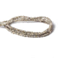 2-4.5mm Canary & Platinum Diamond crystal nugget beads 15 inch 225 pieces