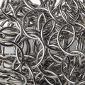 20mm Black Gold plated Plain Round Link Chain by the foot
