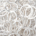 20mm Silver plated Brushed Round Link Chain by the foot