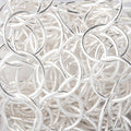 20mm Silver plated Plain Round Link Chain by the foot