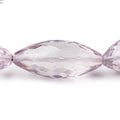 19x8-30x13mm Pink Amethyst Faceted Marquise Beads 16 inch 18 pieces