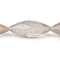 23-32mm Rutilated Quartz Faceted Marquise beads 16 inch 15 pieces A