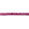 2.5-3.5mm Ruby Faceted Rondelle Beads 16.5 inch 210 pieces