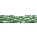 2.5-3mm Green Apatite plain rondelle 13 inch 172 Beads