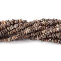 2.5-4mm Rose Chocolate Diamond crystal nugget beads 15 inch 225 pieces