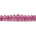 2.5-7mm Ruby Plain Rondelle Beads 16 inch 172 pieces