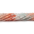 2.5mm Madagascar Sunstone Micro Faceted Round Beads 12 inch 132 pieces