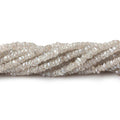 4mm Mystic Champagne Zircon native cut rondelle beads 16 inch 250pcs