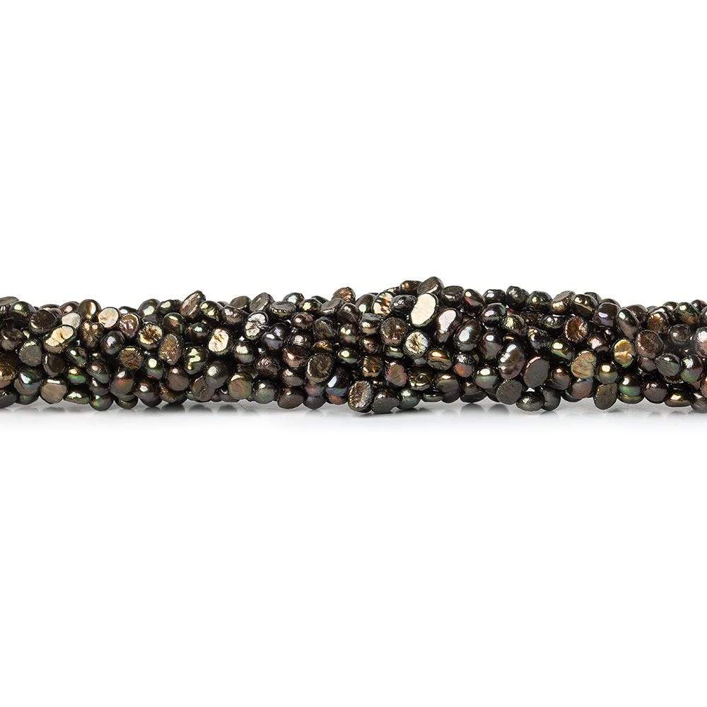 2.5x4mm Bronze Freshwater Pearl Side Drilled Baroque 15 inch 132 pcs