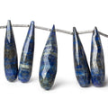 25x6-30x8mm Lapis Lazuli Faceted Tear Drops 8 inch 20 Beads