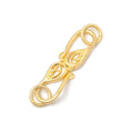 26x7.5mm Vermeil Paisley S Hook 1 piece