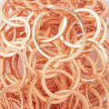 28x23mm and 20mm Copper Brushed Oval & Round Link Chain