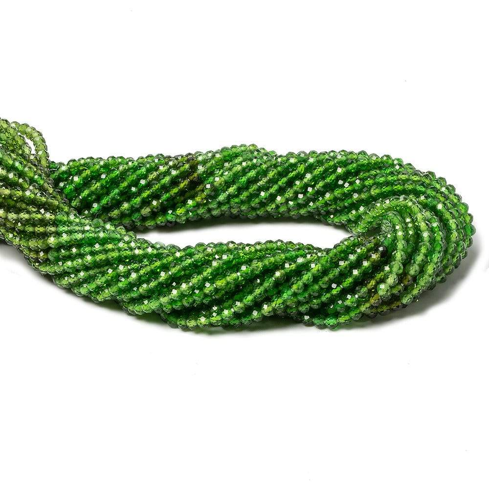 2mm Chrome Diopside Micro Faceted round beads 13 inch 165 pieces