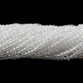 2mm Crystal Quartz micro-faceted rondelles 13 inch 175 beads AAA