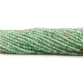 2mm Green Aventurine microfaceted round beads 13 inch 170 pieces