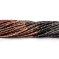 2mm Multi Color Scapolite micro faceted rondelle 16.5 inch AAA