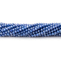 2mm Mystic Blue Quartz Micro Faceted Round Beads 13 inch 150 pieces