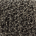 2mm Pyrite micro faceted round Black Gold Dangling Chain by the foot 110 pieces