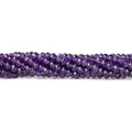 3-3.5mm Amethyst Faceted Rondelle Beads 13 inch 132 pieces