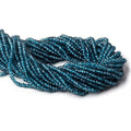 3-3.5mm London Blue Quartz Faceted Rondelle beads 12.5 inch 147 pieces
