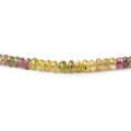 3-4mm Tourmaline Faceted Rondelle Beads 15 inch 214 pieces