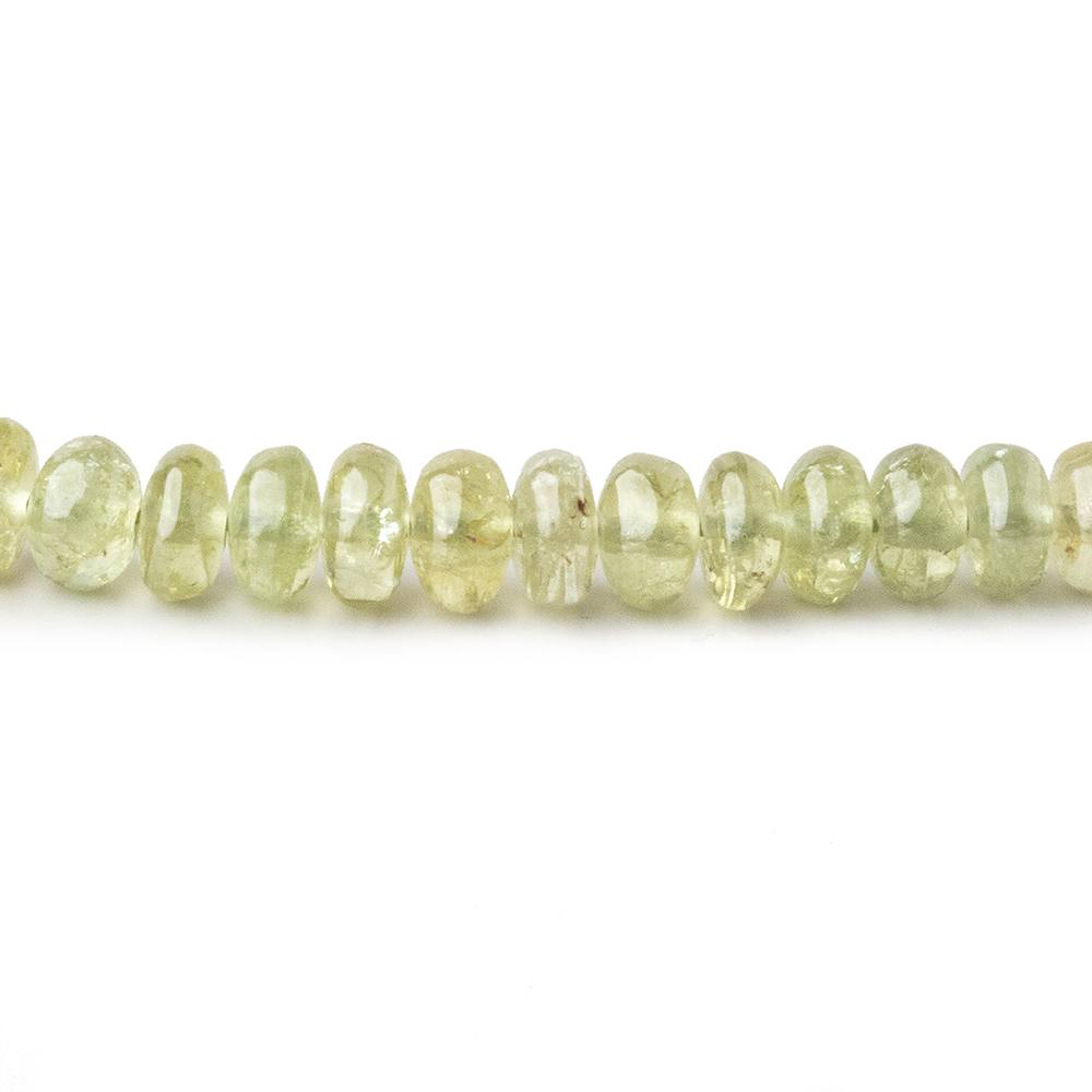 3-5mm Grossular Garnet Plain Rondelle Beads 16 inch 155 pieces