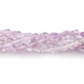 3-5mm Pale Pink Amethyst Straight Drilled Faceted Tear Drops 13.5 inch 54 Beads
