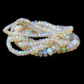3 - 7mm Golden Ethiopian Opal Faceted Rondelle Beads 162 pieces AA Grade