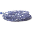 3-7mm Tanzanite Beads Faceted Rondelle, A Grade 17 inch 159 pieces