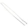 3" length Sterling Silver Disc Headpin, 24 Gauge Wire, 10 pieces per Bag